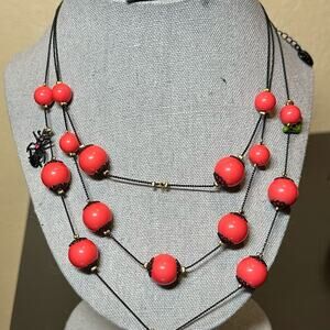 Vintage HTF Betsey Johnson Garden Necklace